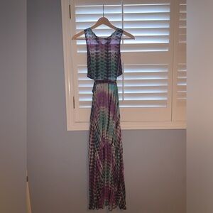 Lovers and Friends tie die dress